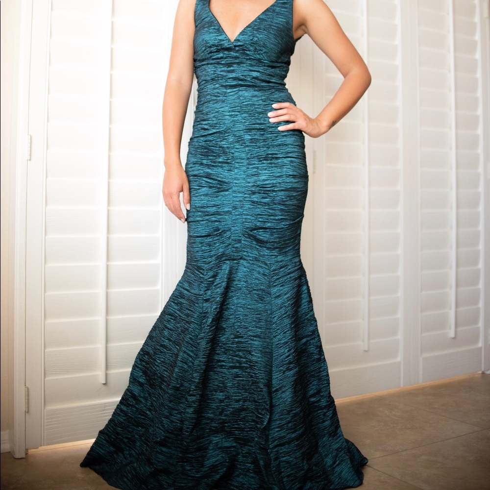 Cache teal mermaid dress